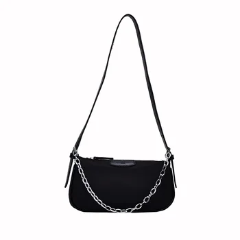 

Hot Selling Handbags 2020 New Solid Color Shoulder Chain Bag Ladies Handbag