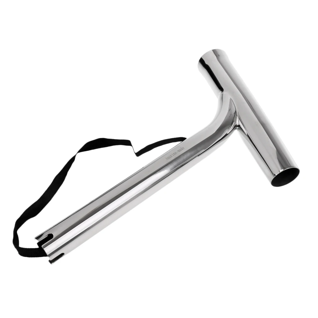 

High Polished Stainless Steel Outrigger Boat Fishing Rod With Strap