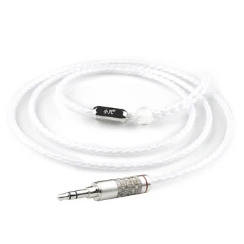 

xiaofan AIR 8 Core Silver Plated Upgrade Cable 2.5/3.5/4.4mm Balanced Cable With MMCX/2pin Connector For sony ex1000 ie80 se535