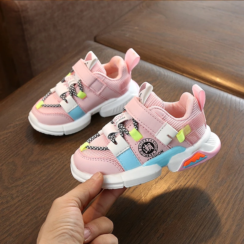 2020 New Sport Children Shoes Kids Boys Sneakers Spring Autumn Net Mesh Breathable Casual Girls Shoes Running Shoe For Kids