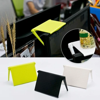 

New Office Storage Rack Clip Computer Screen Table Desk Accessories Organizer for Cosmetics Home Office Organizer 1pc