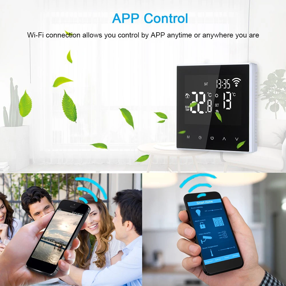 Smart Termostato Wifi Thermostat Temperature Controller for Electric Underfloor Heating APP Control Smart Thermostat For Home