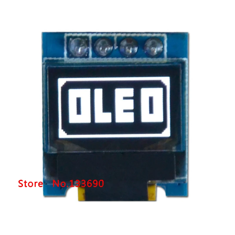 OLED экран SSD1306 5 шт./лот 0 49 дюйма с кабелем IIC I2C 64x32|oled screen|oled display moduledisplay module |