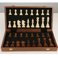 Professional Chess Set Fashionable Luxury Large Checkers Chess Foldable Board Games Outdoor Juegos De Mesa Entertainment QXF5