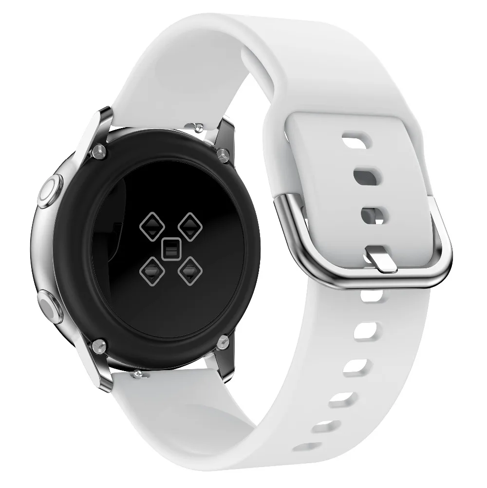 Силиконовый спортивный ремешок для Galaxy watch active 2 44 мм 42 мм умный ремень для samsung Galaxy watch сменный ремешок