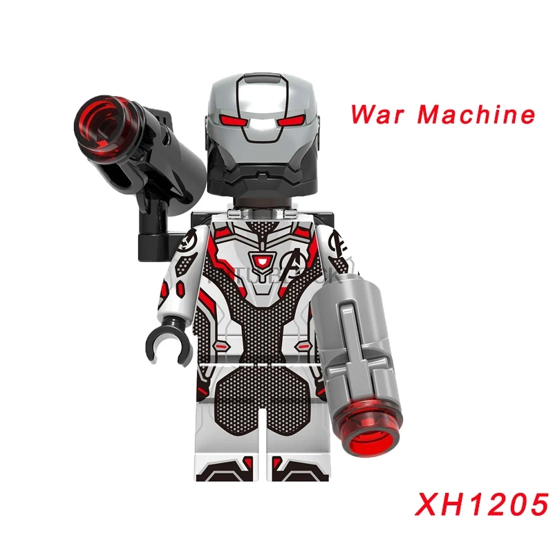 Single Sale Avengers 4 End Game Space Suit With Micro Figures Tony Stark Thor Hawkeye For Children Toys Building Blocks - Цвет: xh1205