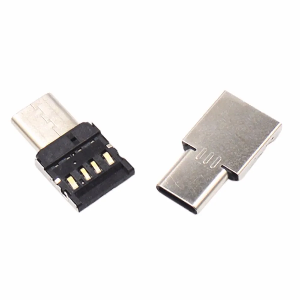 

2pcs USB-C 3.1 Type C Male to USB Female OTG Adapter Converter For Tablet Phone New