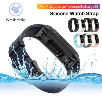 

Leather Strap For Fitbit Charge 4 Band Replacement Wristband Charge4 SmartWatch Wrist Bracelet Watchband Fitbit Charge 3/3E Band