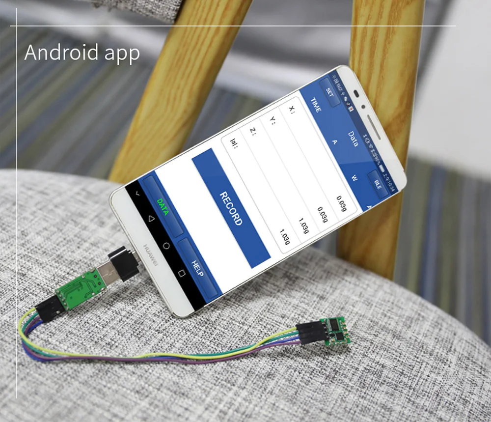 Цифровой Инклинометр WitMotion WT61 AHRS MPU6050 6 осевой модуль 3 акселерометр + гироскоп
