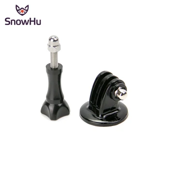 

SnowHu for gopro accessories Wholesale Tripod Mount with Screw for Gopro Hero 8 7 6 5 4 3 For sjcam xiaomi yi 4K/4K+ GP56