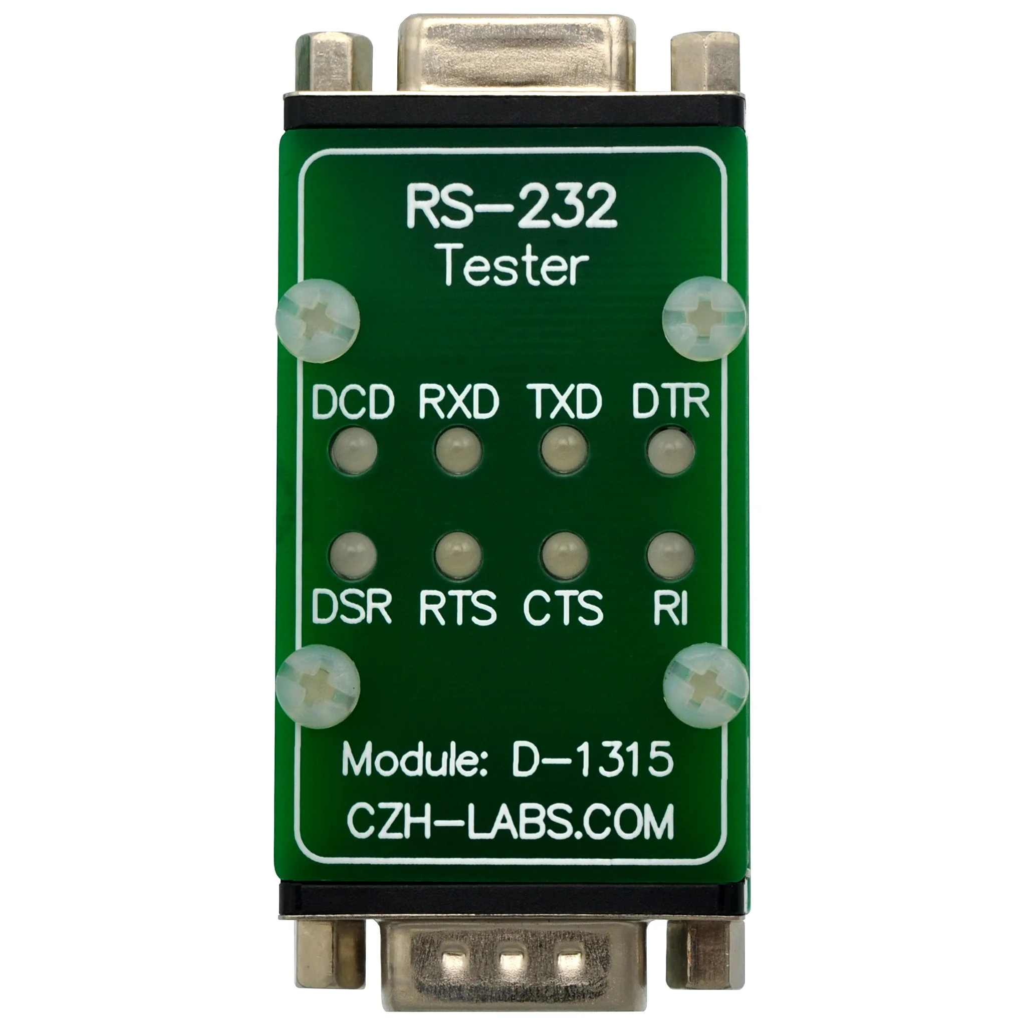 CZH-LABS RS232 светодиодный тестовый модуль DB9 папа-DB9 мама. | Электронные компоненты и