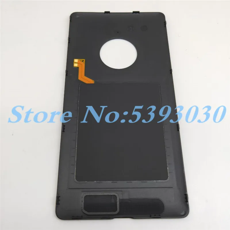 5 шт./лот, новинка,, для Nokia lumia 830, корпус, задняя крышка, батарея, задний Чехол, с беспроводной зарядкой+ логотип