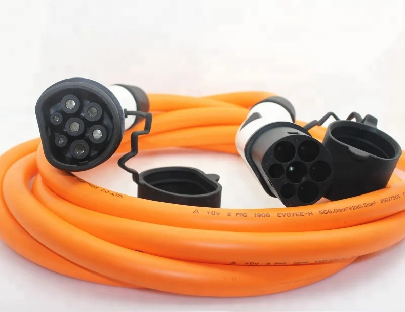 Зарядный кабель для электромобилей типа 2 Type 32A IEC62196 3 фазный зарядный Mennekes Мама