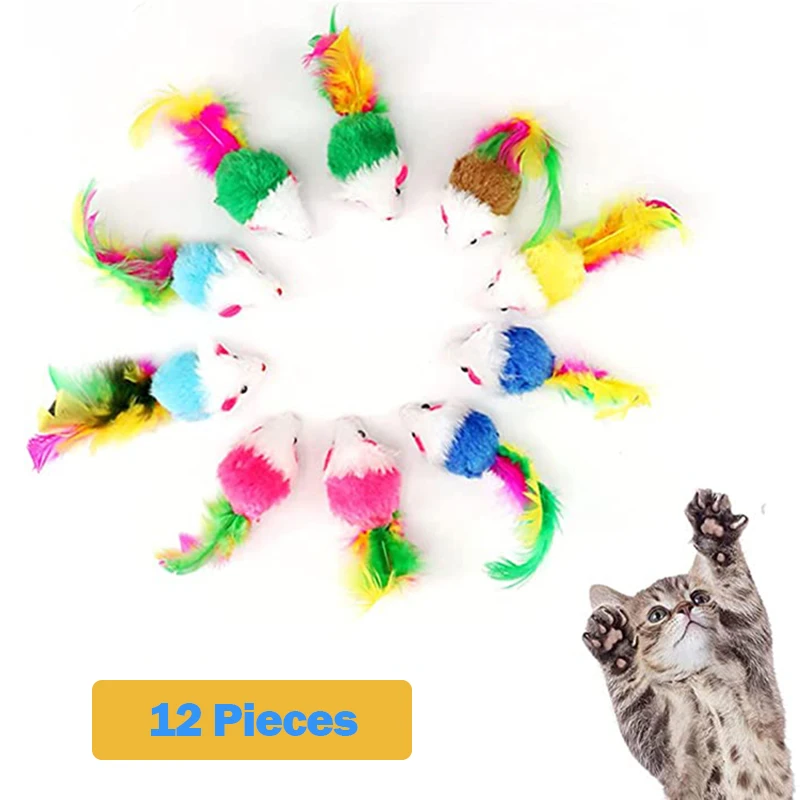 Soft Cat Toy Colorful Funny Play False Toy For Cats Kitten Dogs Pet Products 