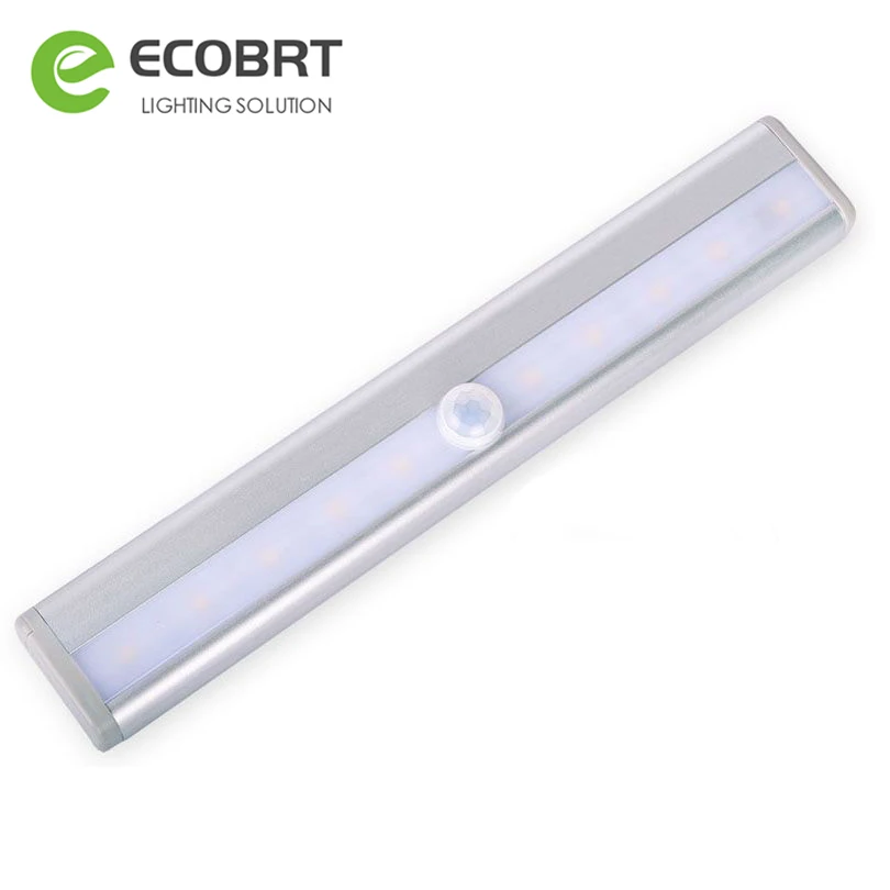 Светодиодный ИК датчик движения ECOBRT беспроводной ночник с питанием от батарейки