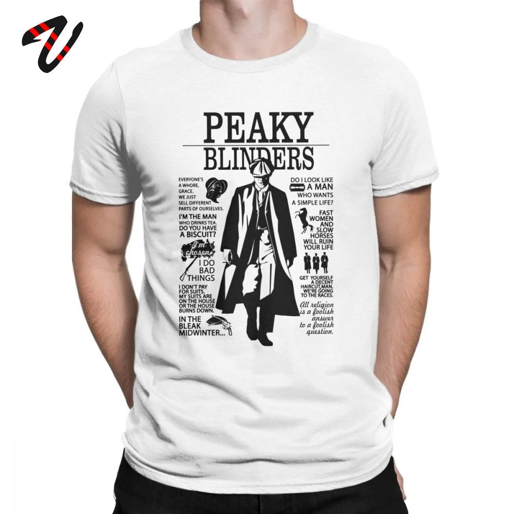 Цитаты футболка Мужская с надписью Peaky Blinders Артур Томас Шелби по заказу топы