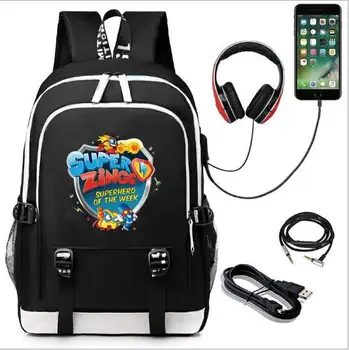 

Superzings Backpacks for School Bags for Teenage Girls Canvas Anti-theft USB Charging Plecak Backpack Waterproof Bags