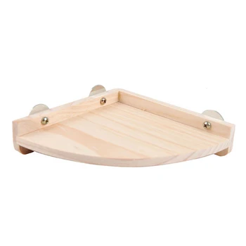 

1 Pcs Delicate Hamster Wooden Fan Pedal Jump Platform For Juming Use Hamster Birds Pet Entertainment