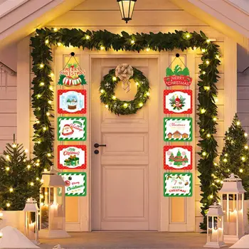 

HUIRAN Merry Christmas Decorations For Home 2020 Christmas Door Banner Christmas Ornaments Navidad Xmas Gift Happy New Year 2021