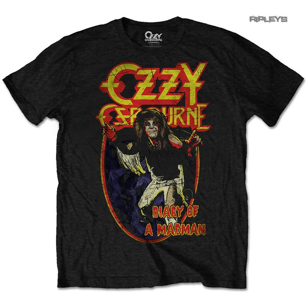 Официальная футболка Ozzy osburn Black Sabbath Diary Of A Madman Album все размеры 100% хлопок короткий