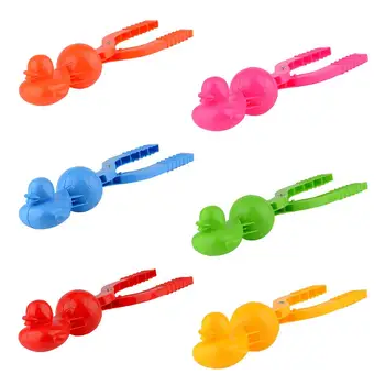 

Creative 3D Duck Soccer Snowball Maker Clip Exercise Hands-on Ability Kids Winter Outdoor Added Interest Snow Mold Toys