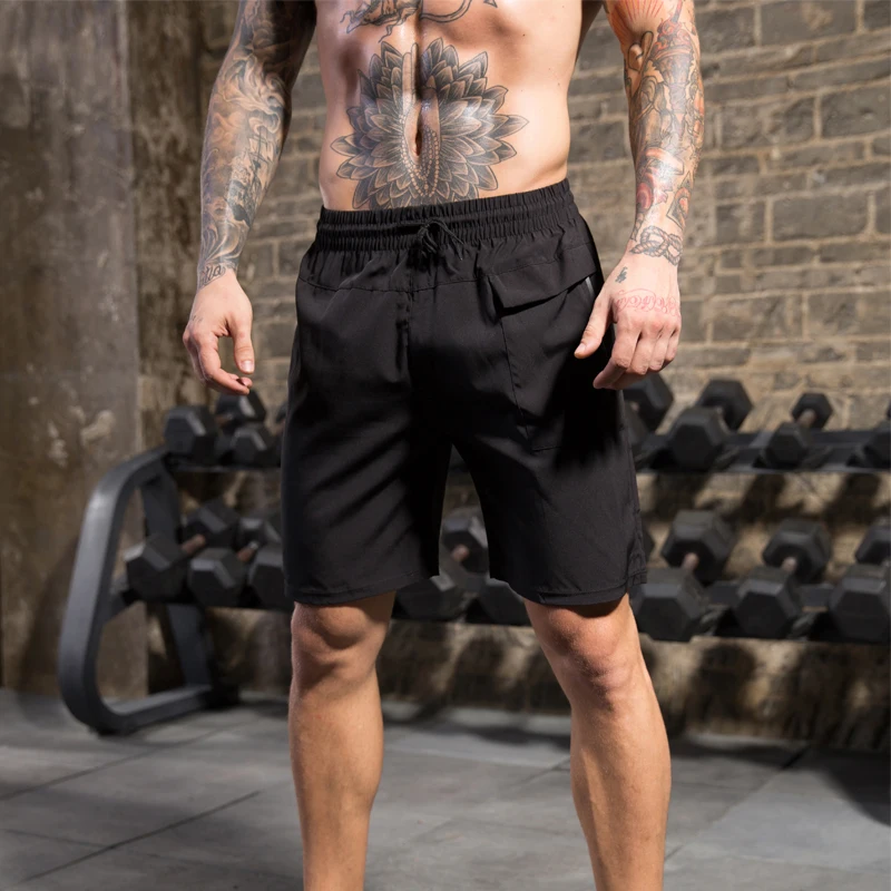 70% OFF Hot Sale Summer Mens Casual Shorts Running Sweatpants Fitness Shorts Bodybuilding Joggers Quick-drying Male Gyms Shorts