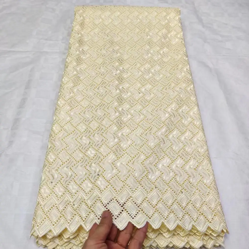 

Nigerian Swiss lace fabric high quality2019Newest 100%cotton lace fabric for Man woman party Dresses Win521z