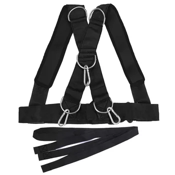 

Pro Sled Harness Adult Pull Strap Pulls Forwards Backward Resistance Straps &T8