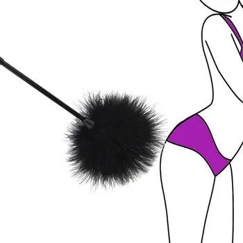 DUREN Erotic Bdsm Feather Tickled Whip Bondage Punish Fetish Leather Spanking Paddle Play Flogger Lover Riding Crop Pony Sex Toy 6