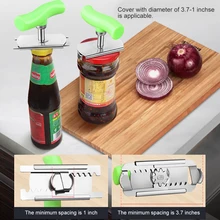 Экономия труда укупорочная консервная открывалка Открывалка для бутылок Стеклянная консервная открывалка инструмент открытый винт укупорочная винная открывалка гаджет кухонный регулируемый