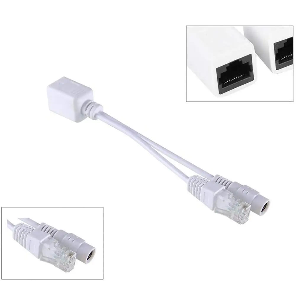 Кимпок кабель адаптер POE RJ45 инжектор комплект экранированная лента пассивный