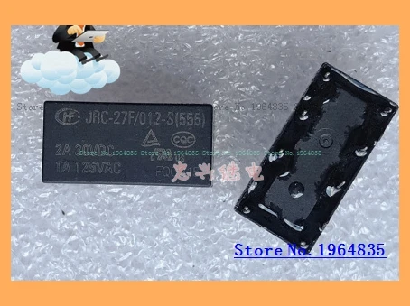 Реле JRC-27F 012-S(555) 12v 8