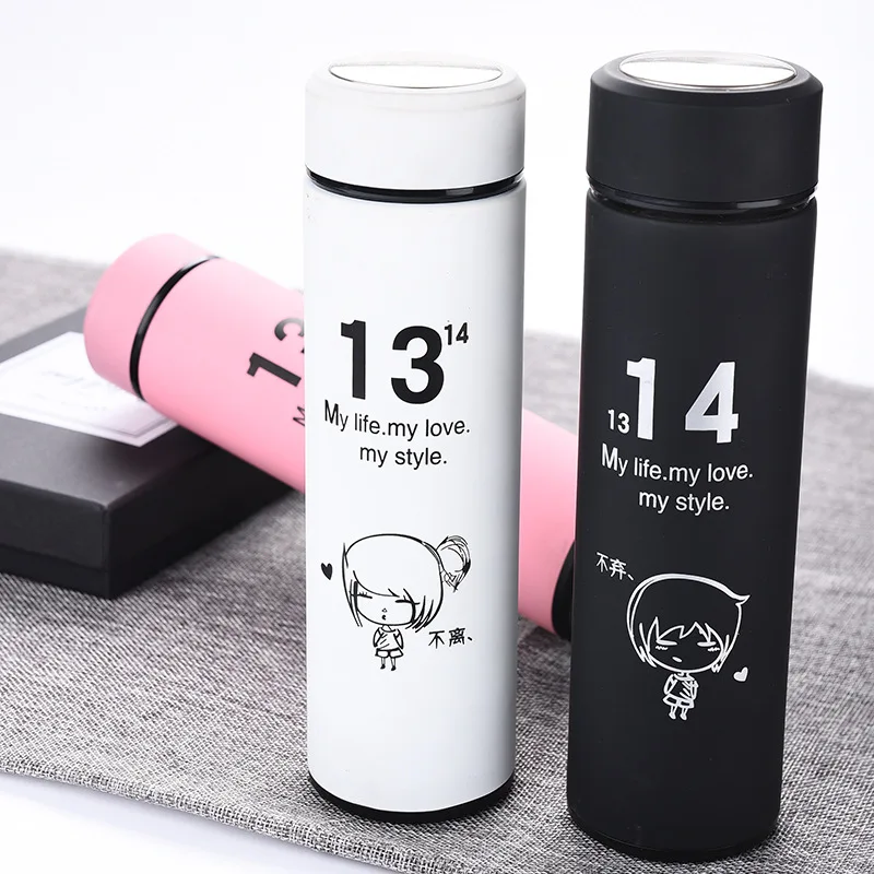 

Korean version of the simple 1314 couple models stainless steel mug business office cup portable water cup