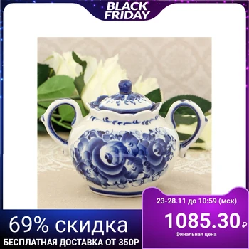 

Sugar bowl "Poppy", 18 × 12 × 12 cm, gzhel 2357946