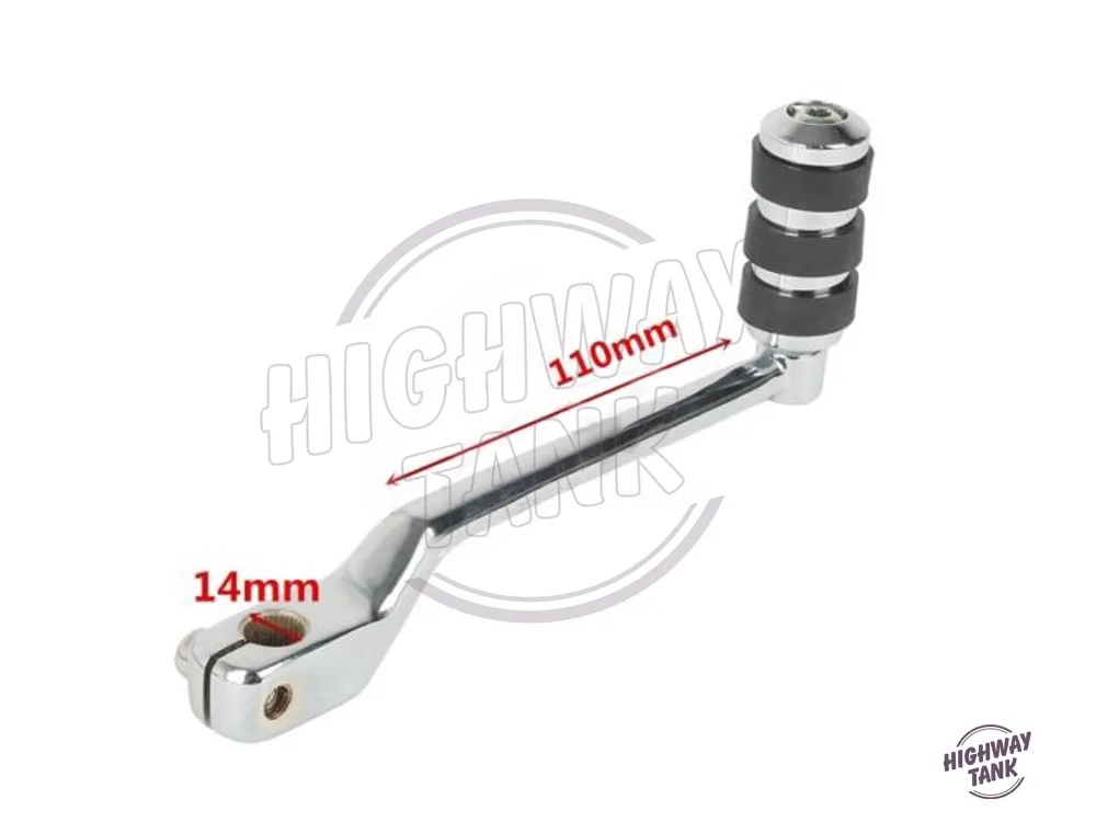 Хромированный мотоциклетный левый и Задний рычаг переключения передач Переключатель педали Peg Чехол для Harley Touring Softail Trike