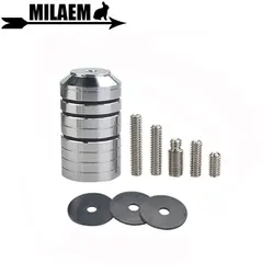 Estabilizador de equilibrio de peso para tiro con arco, barra de equilibrio de acero inoxidable, accesorios de disparo compuestos de contrapeso, 1 ud.