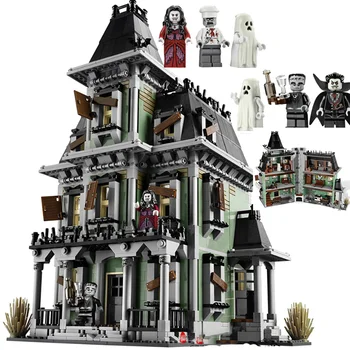 

2020 New Lepining City Monsters Fighter The Haunted House Firehouse Headquarters Building Blocks Movie Toys Kids Gifts 10228
