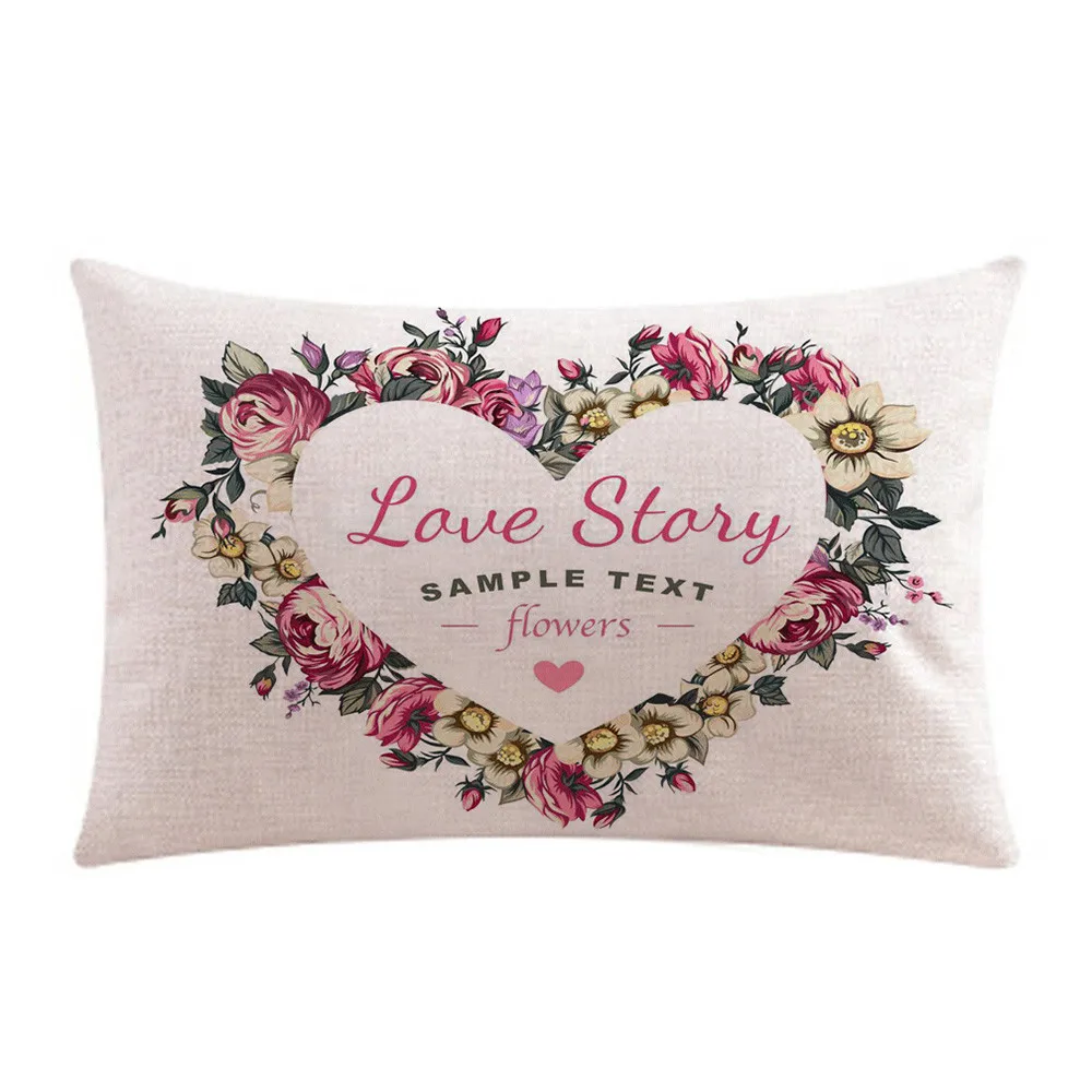 Ouneed Love парный чехол для подушки с надписью Mr and Mrs подушка с красным сердечком Чехлы для подушек для дома Свадебные украшения Валентина