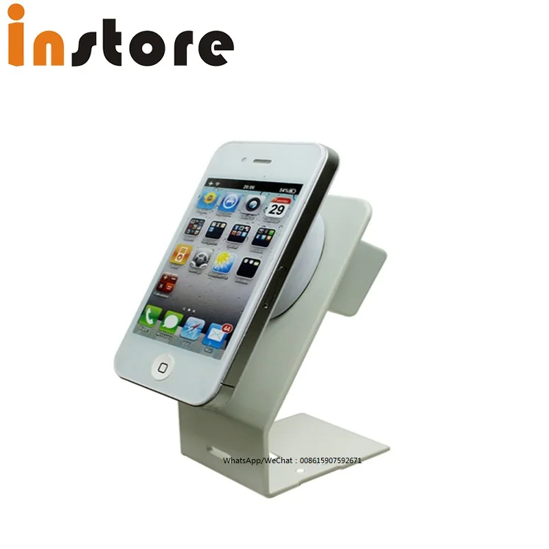10 Pcs High Quality Mobile Anti Theft Stand Cell Phone Security Display Holder With Recoiler