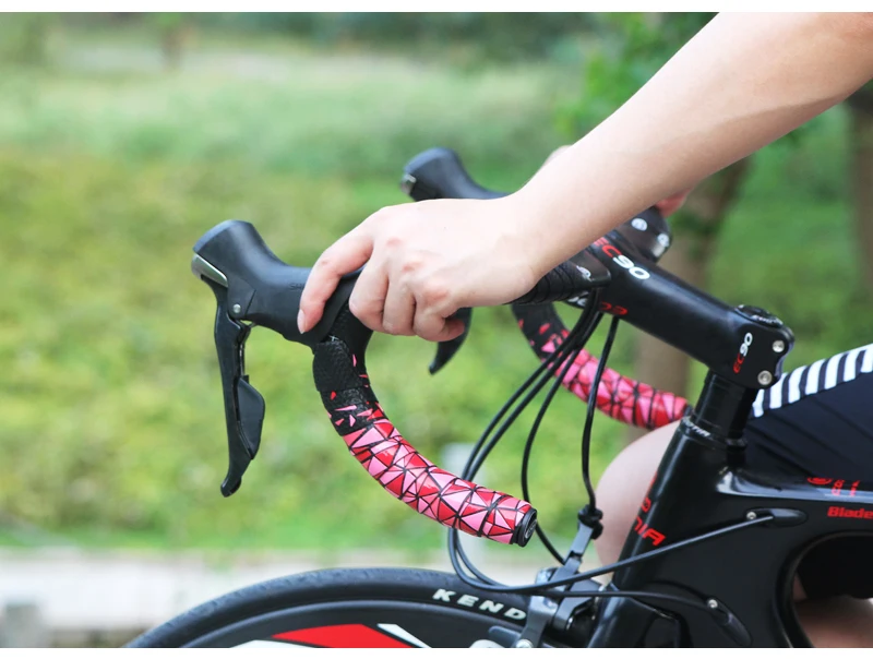 CXWXC силиконовая противоскользящая велосипедная лента для руля, ударопрочный дорожный велосипед, Велосипедная вилка, лента-липучка, красочная лента для руля MTB
