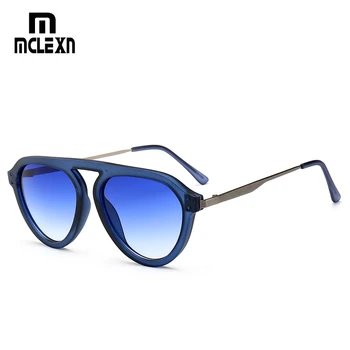 

MCLEXN New Retro oval Sunglasses Women Men Brand Design Female Sun Glasses Ladies Oculos De Sol Feminino Full Frame