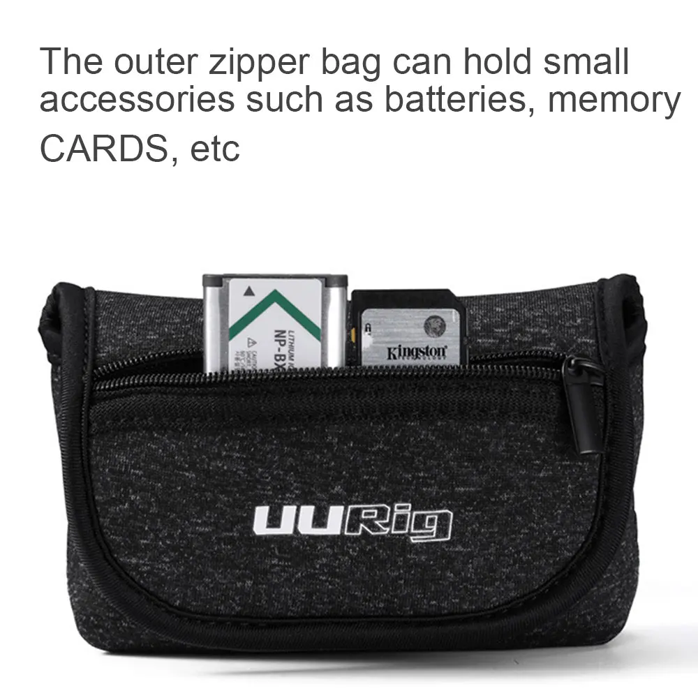 UURig R014 Camera Bag Protective Carrying Case Storage Bag for Sony RX100 VII Canon G7X Mark III Point&Shoot Camera Accessories