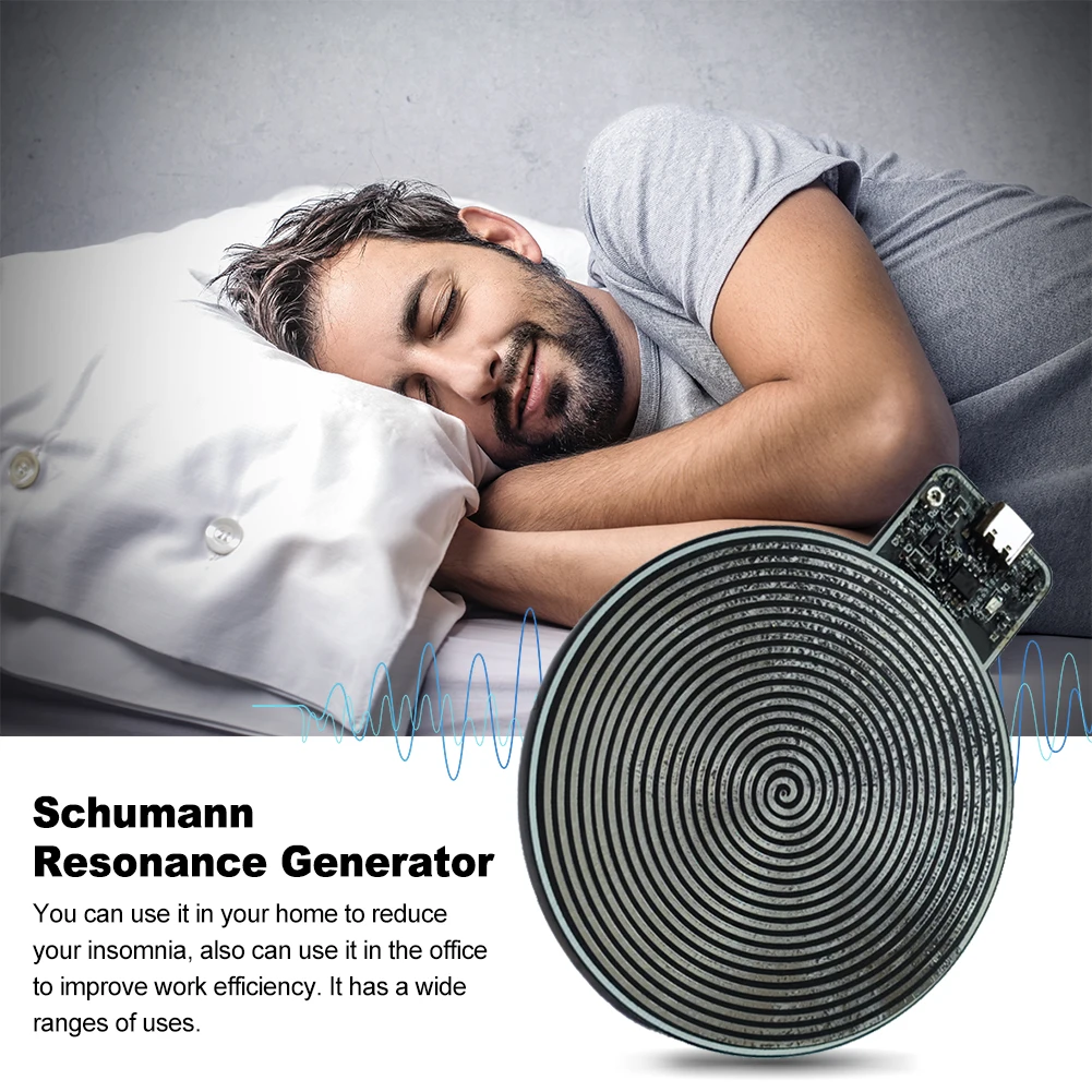 7.8Hz Schumann Waves Ultra-Low Frequency Pulse Generator Sleep Improver Schumann Waves Generator USB Power Supply