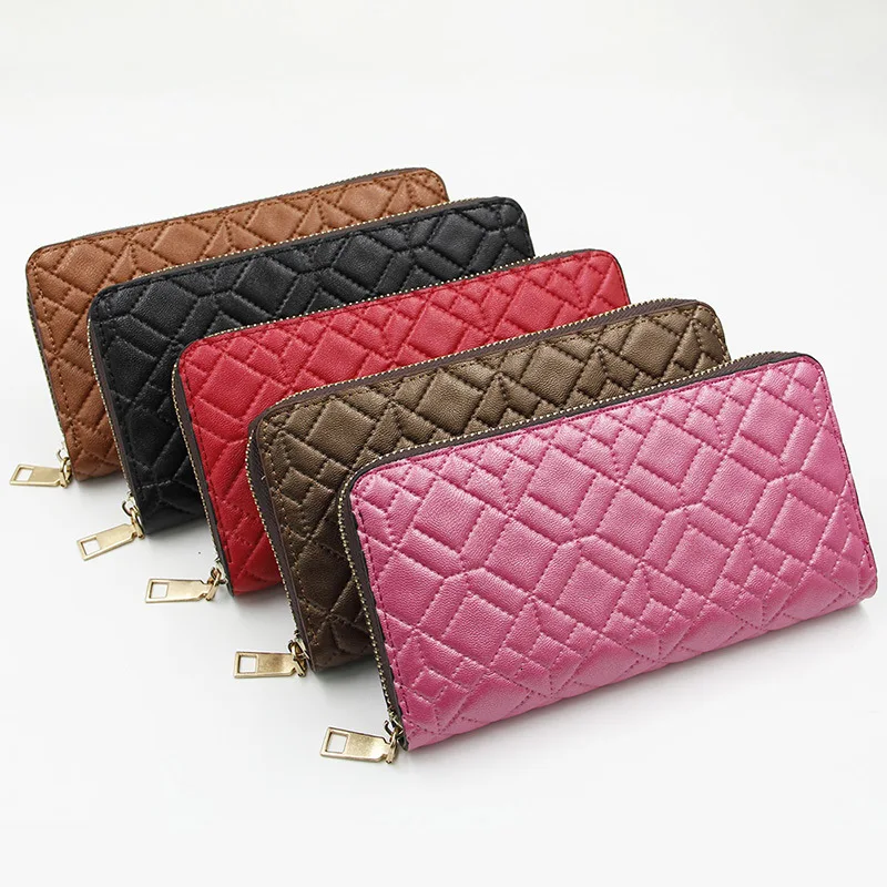 

Luxury Female Wallet Long Fund Big Capacity Zipper Wallet Hand Take Package More Function Mobile Phone Package Carteira Feminina