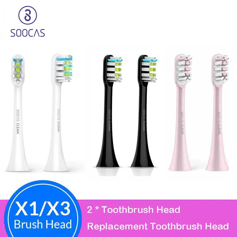 Soocas X3U X3 X5 Toothbrush Heads for Xiaomi Mijia X3U V1 Tooth Brush Head original Sonic Electric Replacement Tooth Brush heads Soocas X3U X3 X5 Toothbrush Heads for Xiaomi Mijia X3U V1 Tooth Brush Head original Sonic Electric Replacement Tooth Brush heads