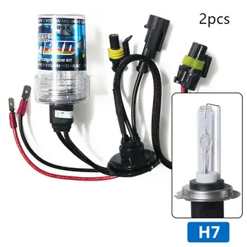 

2pcs Automobile Vehicle Car HID Xenon Lamp Light Buld H7/H1 3000K-15000K Fixment Replacement Car Accessories
