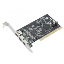 ST24 PCI 1394A+ 1394B плата захвата видео с SN082AA2+ TSB81BA3 двойной набор микросхем для портативных жестких дисков DV видеокамеры