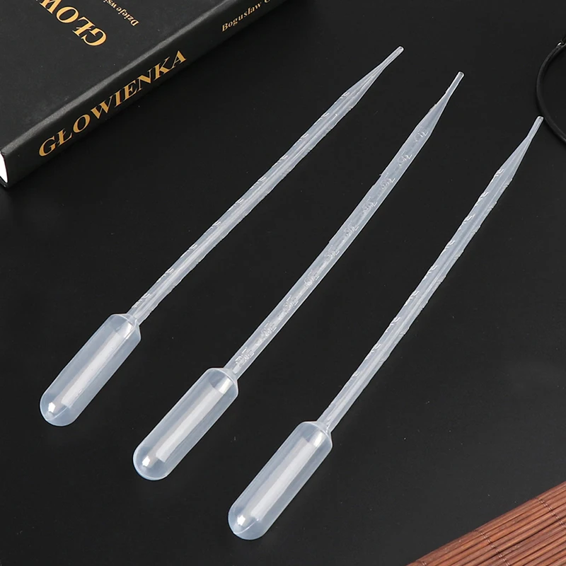 100Pcs 10Ml Transparent Disposable Safety Plastic Dropper Pipette Type Pipette