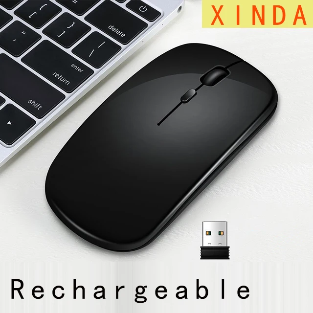 Rechargeable Wireless Mouse USB Receiver Ergonomic Optical Gaming Silent office home business Desktop PC Laptop | Компьютеры и офис