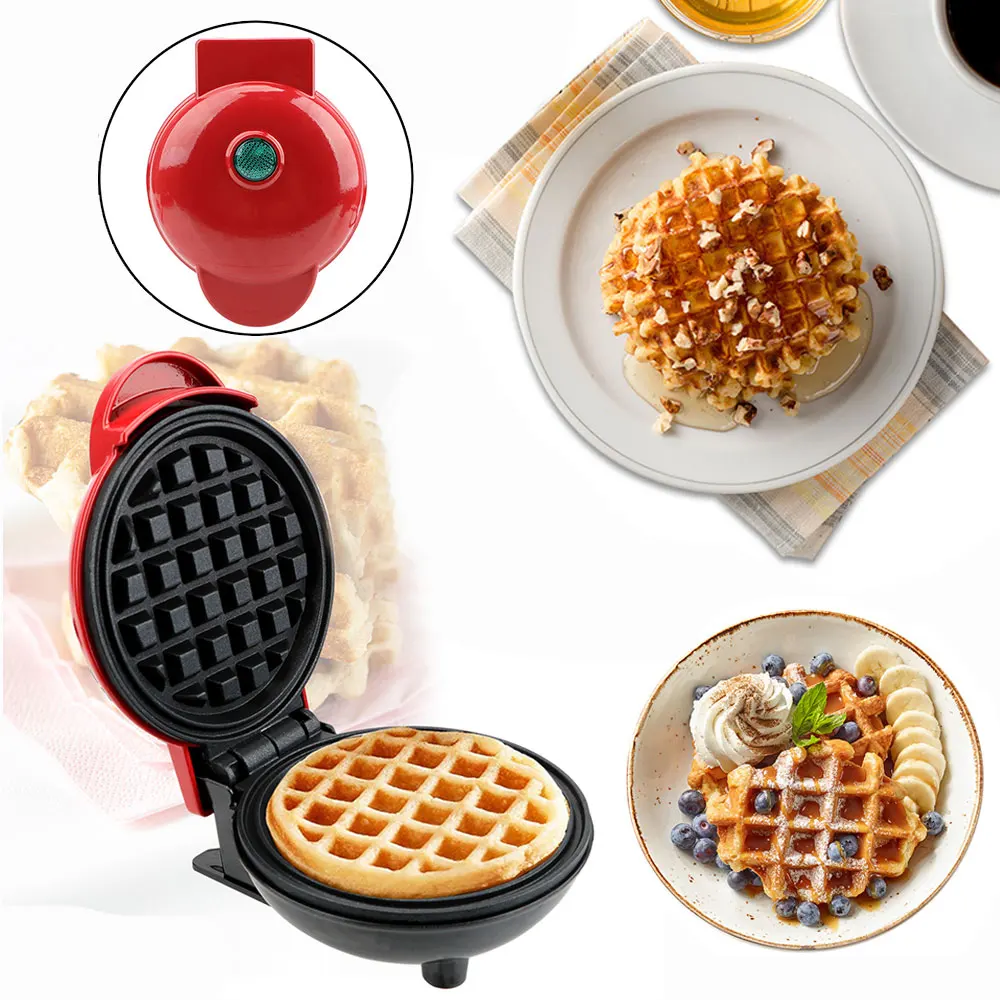 Mini electric Waffles Maker Bubble Egg Cake Oven Breakfast Pan Eggette Machine